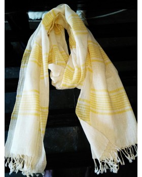 Kala cotton and khadi cotton stole. Kala cotton and khadi cotton stole.